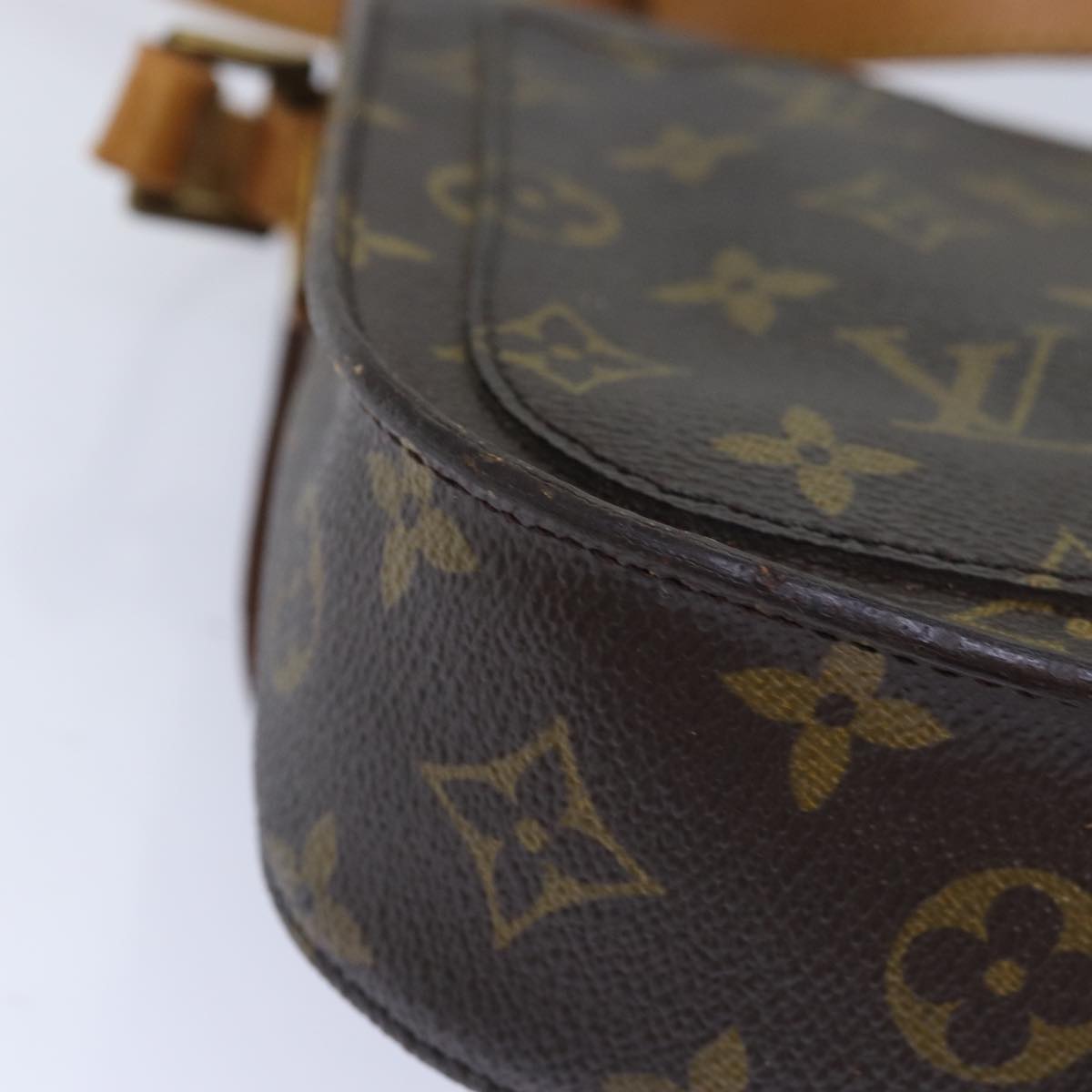 LOUIS VUITTON Monogram Saint Cloud MM Shoulder Bag M51243 LV Auth 78134