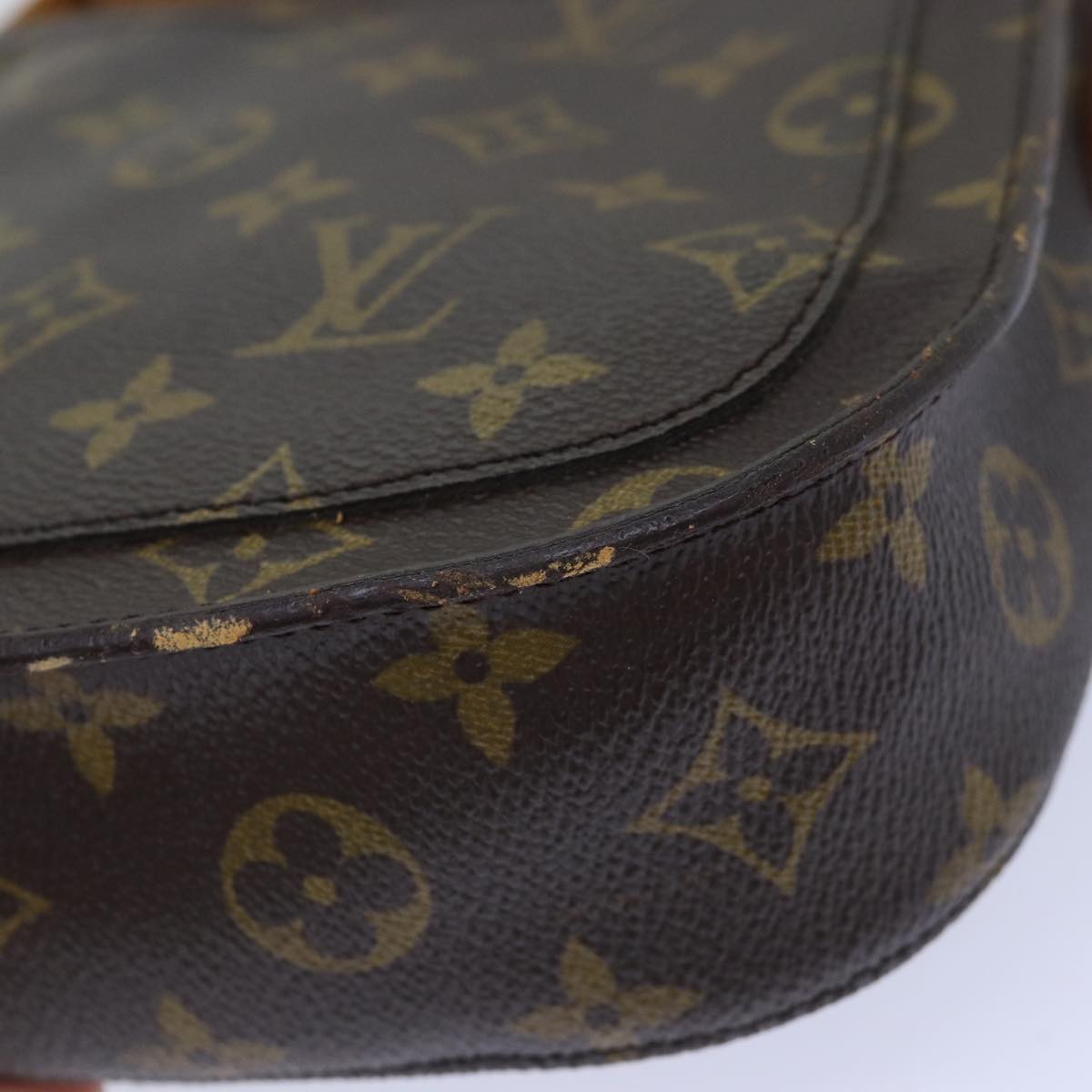 LOUIS VUITTON Monogram Saint Cloud MM Shoulder Bag M51243 LV Auth 78134