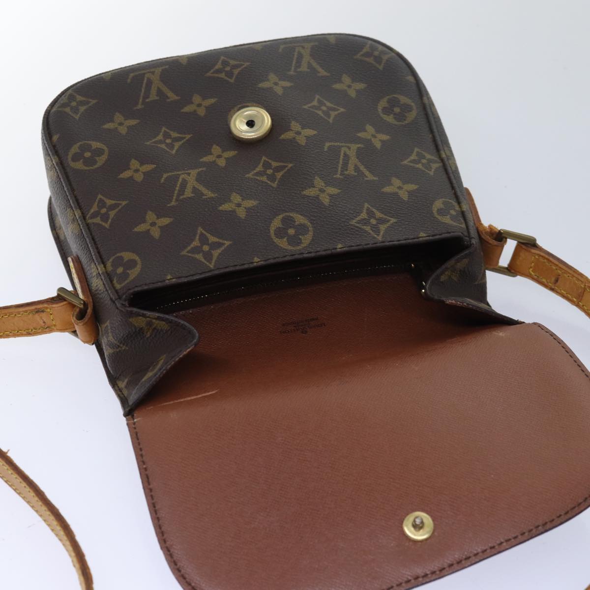 LOUIS VUITTON Monogram Saint Cloud MM Shoulder Bag M51243 LV Auth 78134