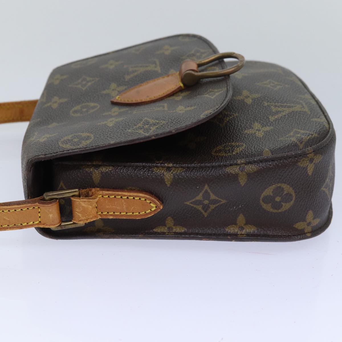 LOUIS VUITTON Monogram Saint Cloud MM Shoulder Bag M51243 LV Auth 78134