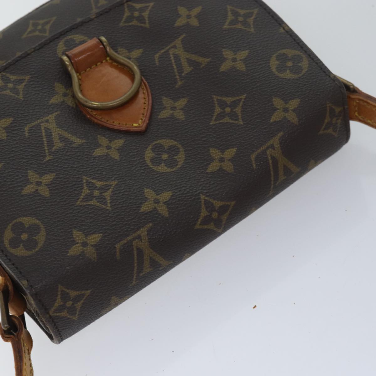 LOUIS VUITTON Monogram Saint Cloud MM Shoulder Bag M51243 LV Auth 78134