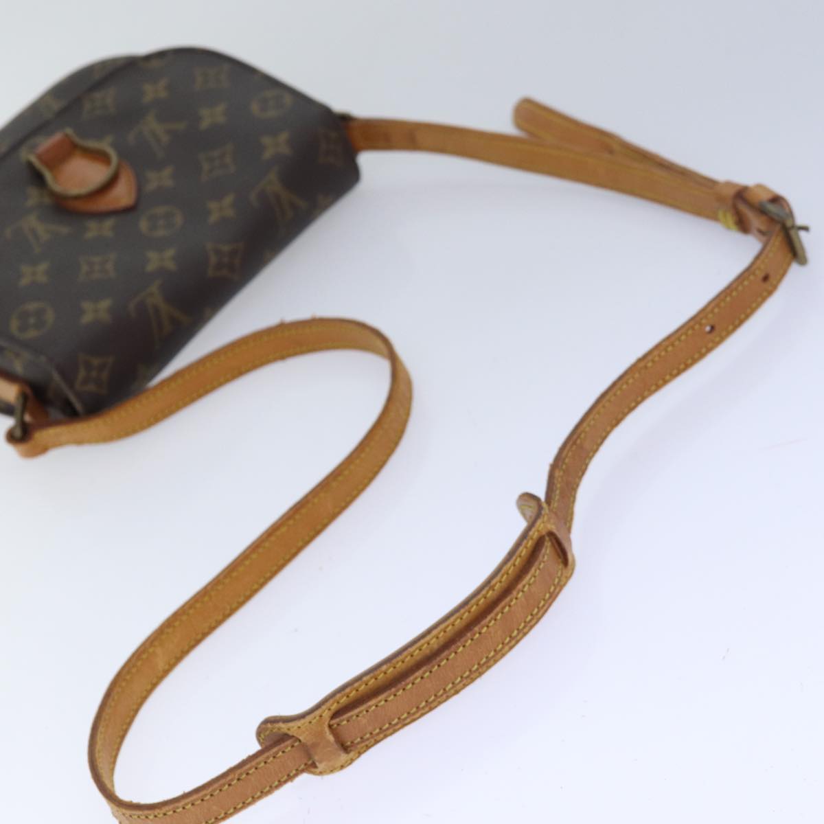 LOUIS VUITTON Monogram Saint Cloud MM Shoulder Bag M51243 LV Auth 78134