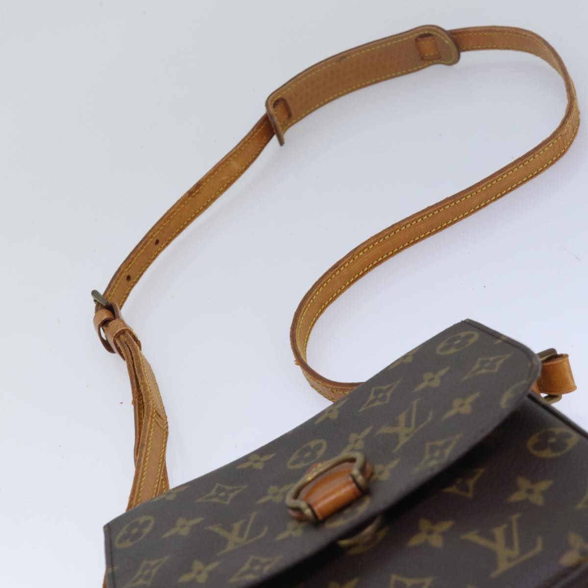 LOUIS VUITTON Monogram Saint Cloud MM Shoulder Bag M51243 LV Auth 78134