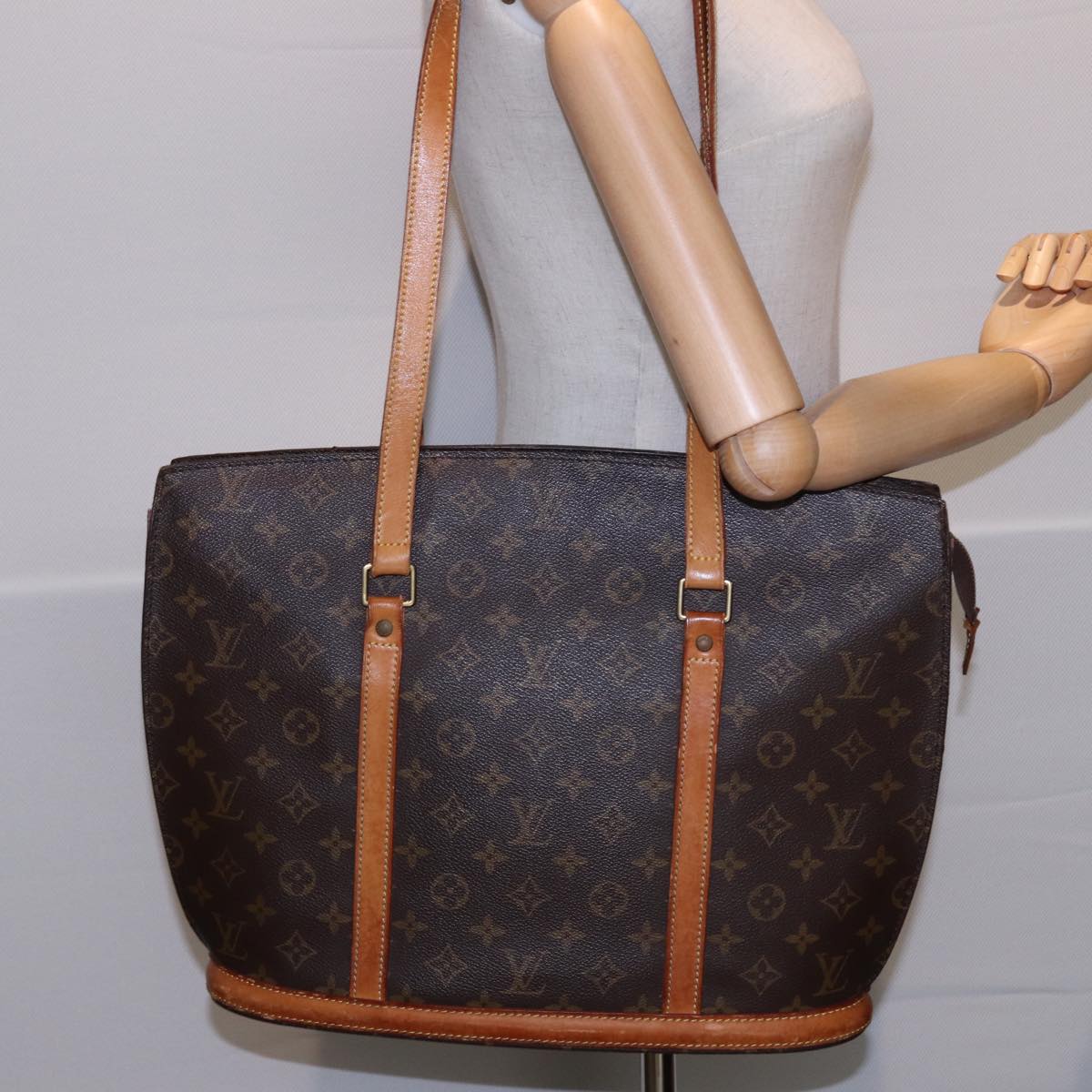 LOUIS VUITTON Monogram Babylone Tote Bag M51102 LV Auth 78155