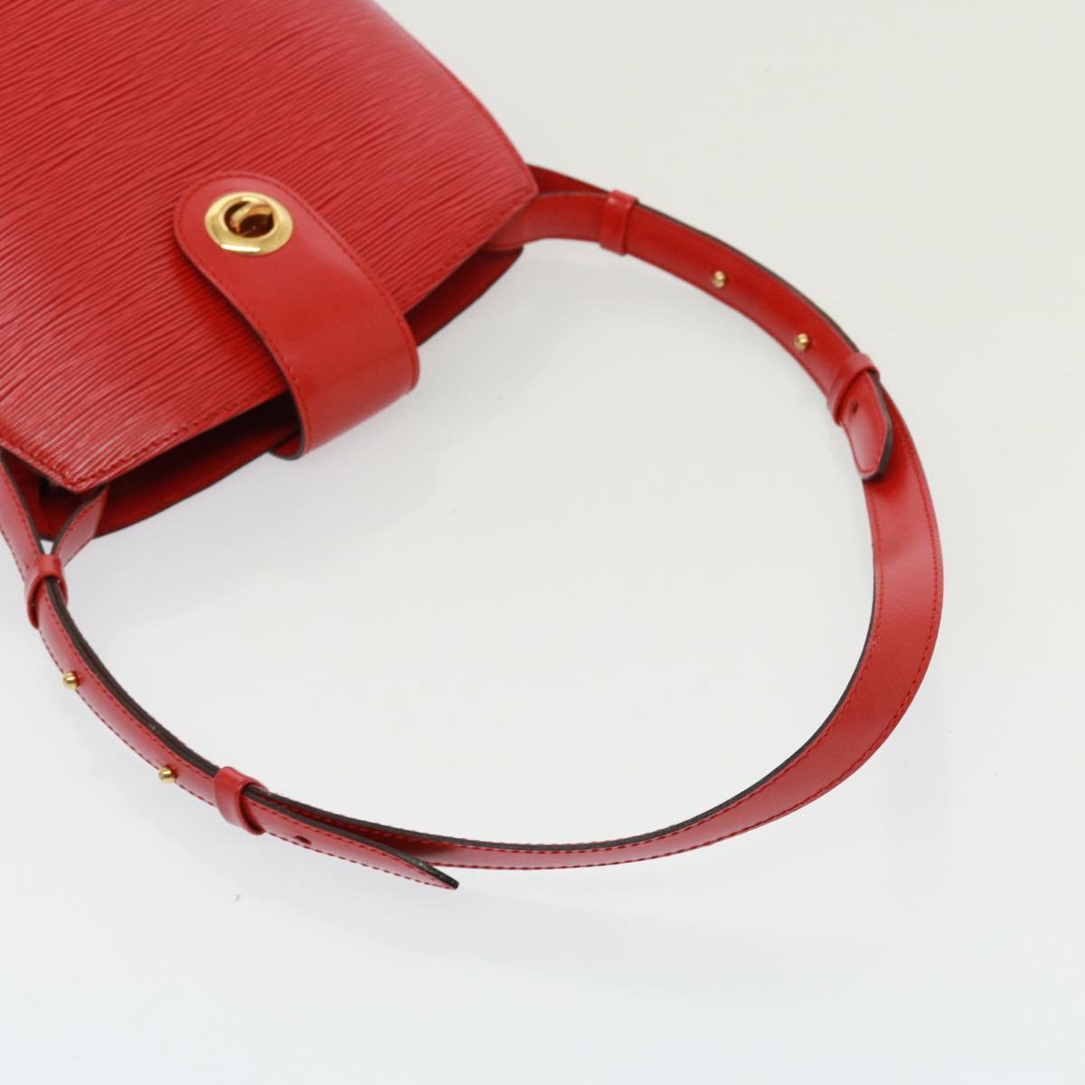 LOUIS VUITTON Epi Cluny Shoulder Bag Red M52257 LV Auth 78157