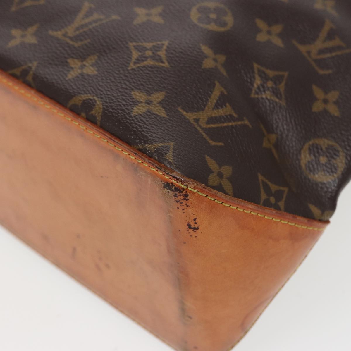 LOUIS VUITTON Monogram Cabas Piano Tote Bag M51148 LV Auth 78171