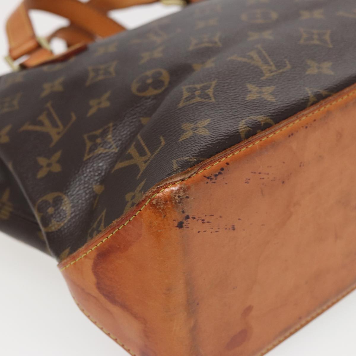 LOUIS VUITTON Monogram Cabas Piano Tote Bag M51148 LV Auth 78171