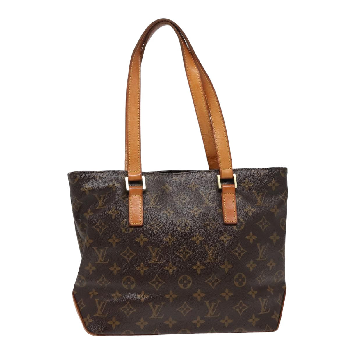 LOUIS VUITTON Monogram Cabas Piano Tote Bag M51148 LV Auth 78171