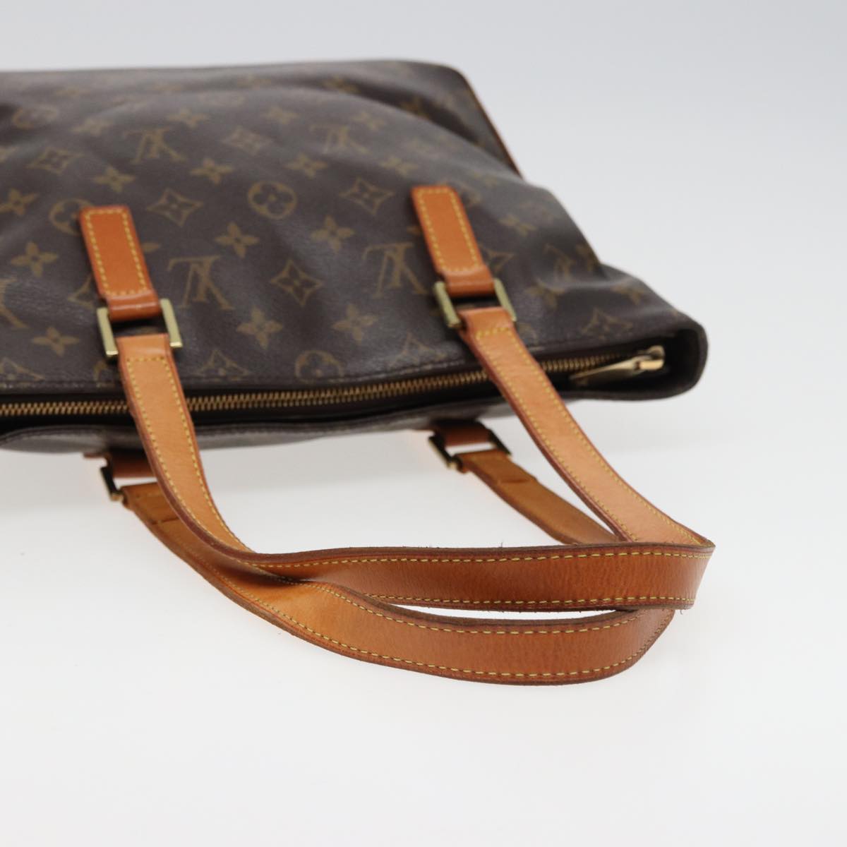 LOUIS VUITTON Monogram Cabas Piano Tote Bag M51148 LV Auth 78171