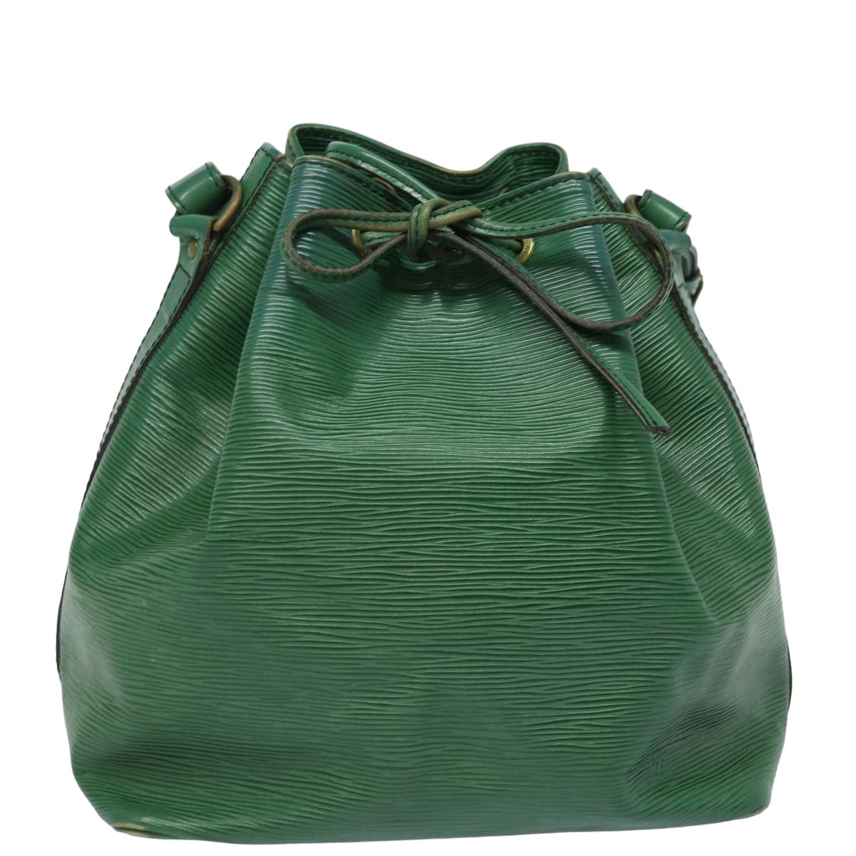 LOUIS VUITTON Epi Petit Noe Shoulder Bag Green M44104 LV Auth 78191