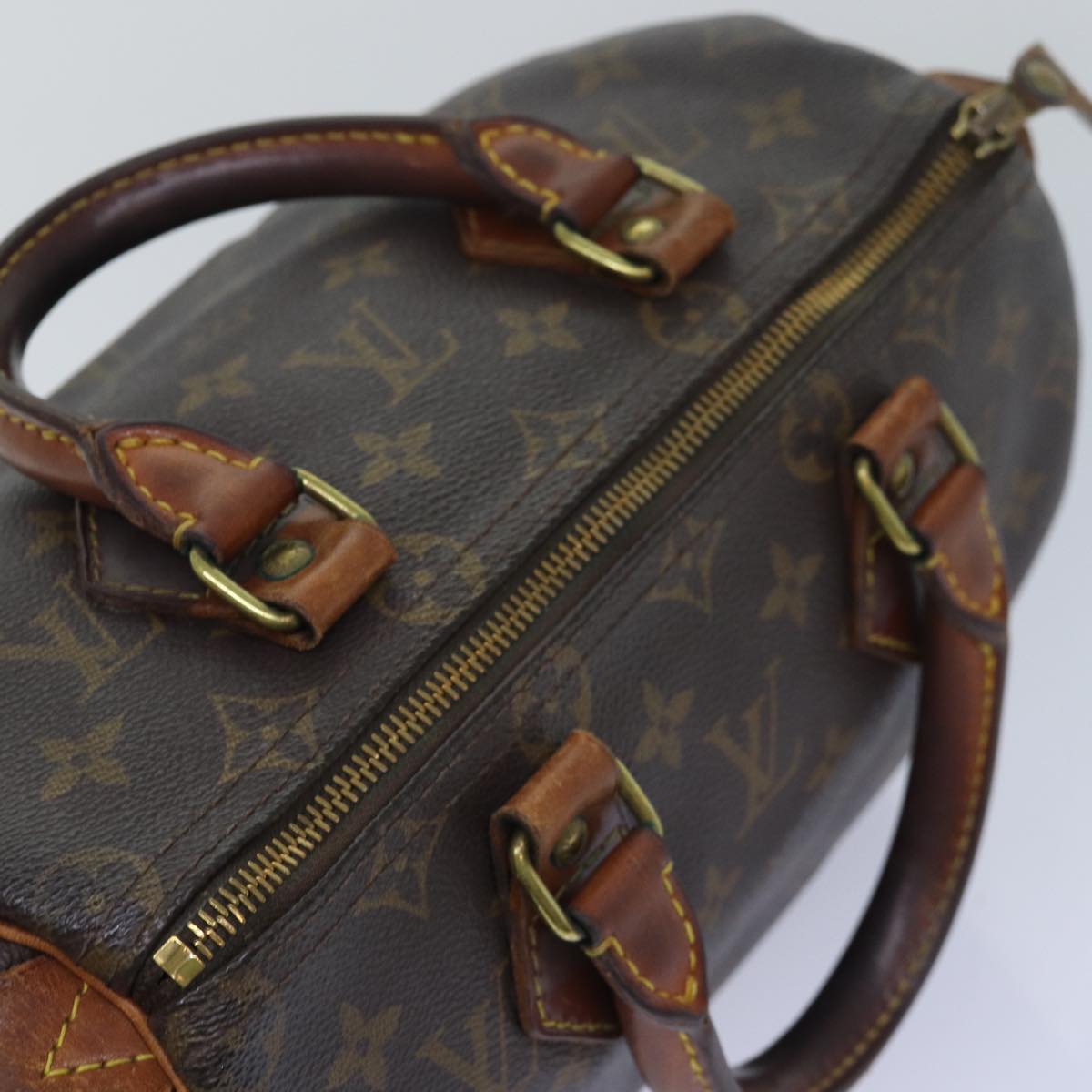 LOUIS VUITTON Monogram Speedy 25 Hand Bag M41528 LV Auth 78202