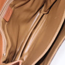 CELINE Macadam Canvas Shoulder Bag PVC Leather Brown Auth 78223-18