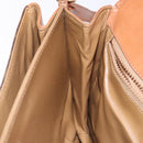 CELINE Macadam Canvas Shoulder Bag PVC Leather Brown Auth 78223-20