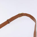 CELINE Macadam Canvas Shoulder Bag PVC Leather Brown Auth 78223-8