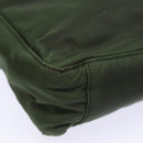 PRADA Tote Bag Nylon Khaki Auth 78259-15