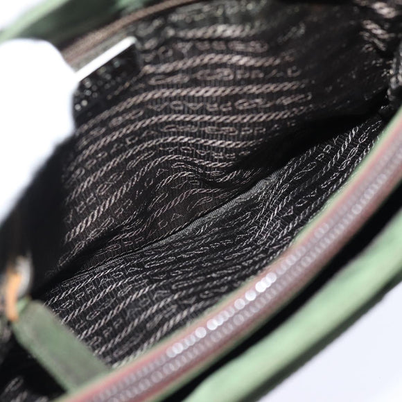 PRADA Tote Bag Nylon Khaki Auth 78259
