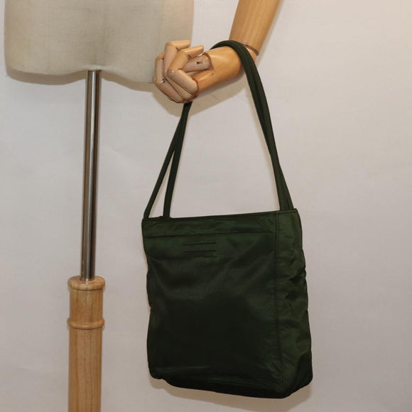 PRADA Tote Bag Nylon Khaki Auth 78259