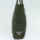 PRADA Tote Bag Nylon Khaki Auth 78259-3