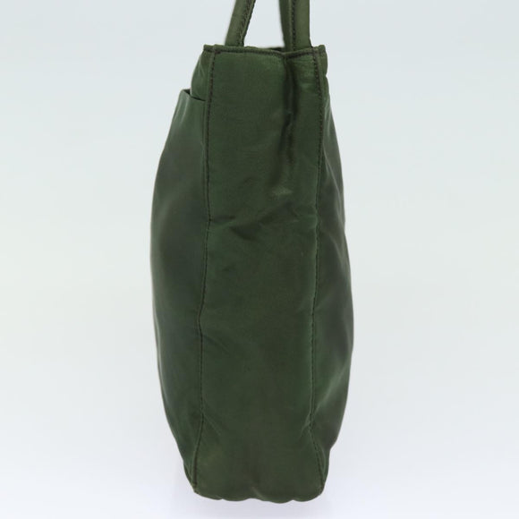 PRADA Tote Bag Nylon Khaki Auth 78259