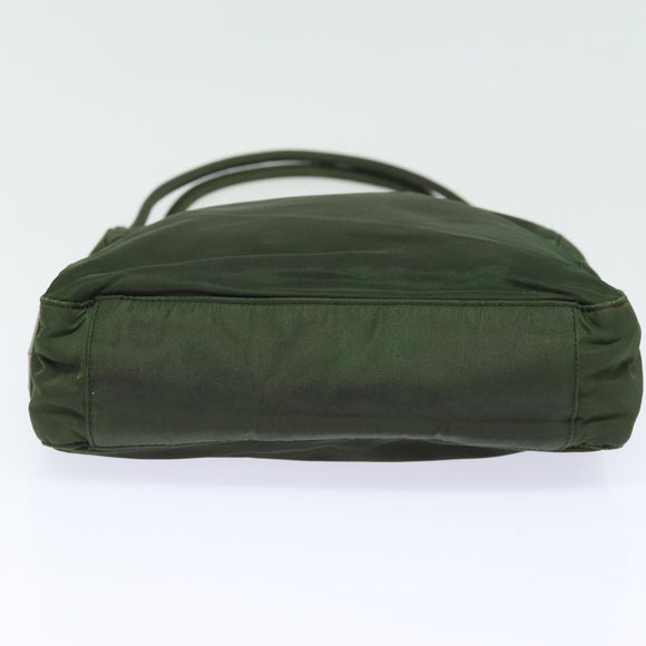 PRADA Tote Bag Nylon Khaki Auth 78259