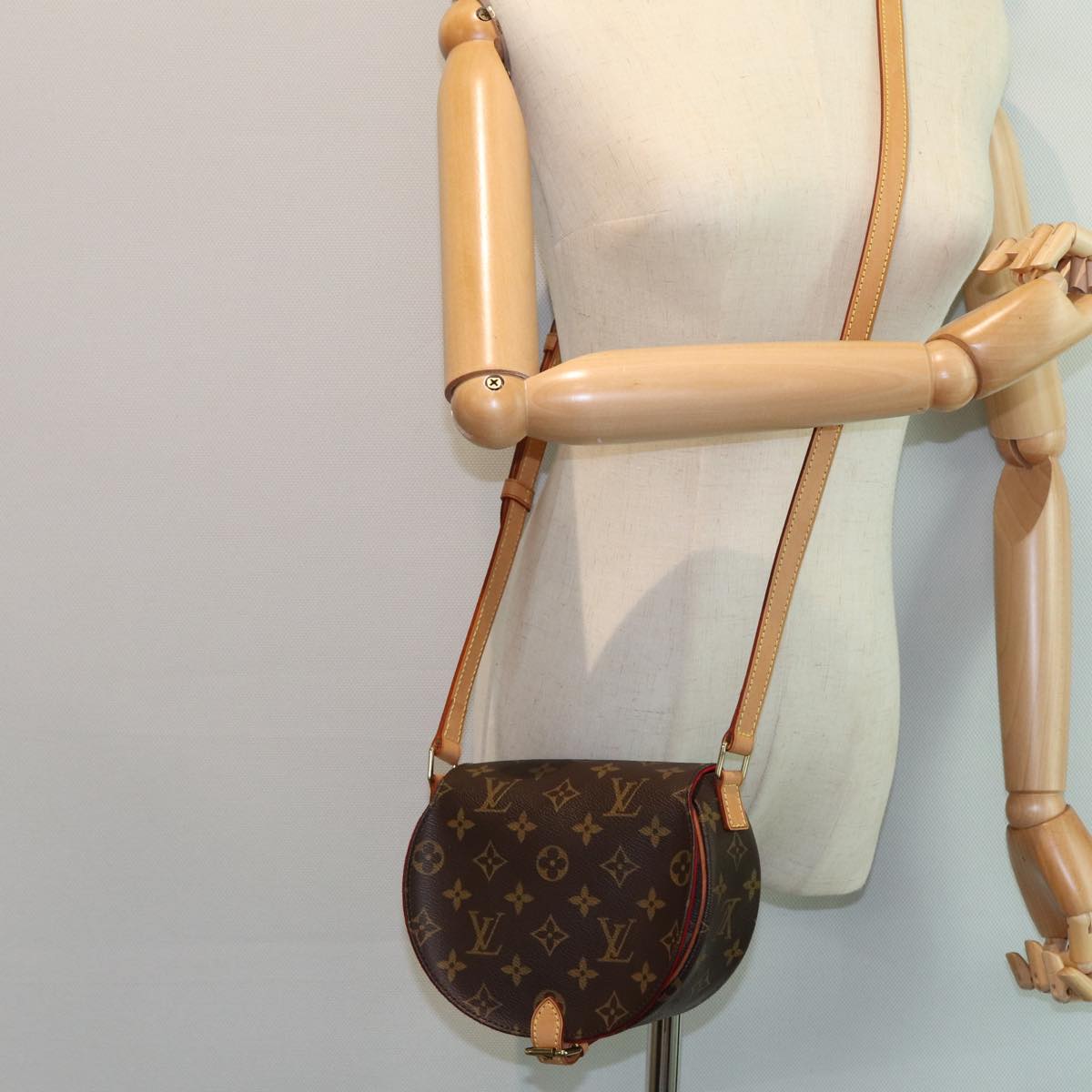 LOUIS VUITTON Monogram Tambourine Shoulder Bag M51179 LV Auth 78283A