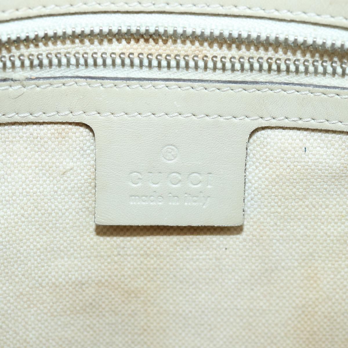 GUCCI GG Canvas Tote Bag Beige 257069 Auth 78293