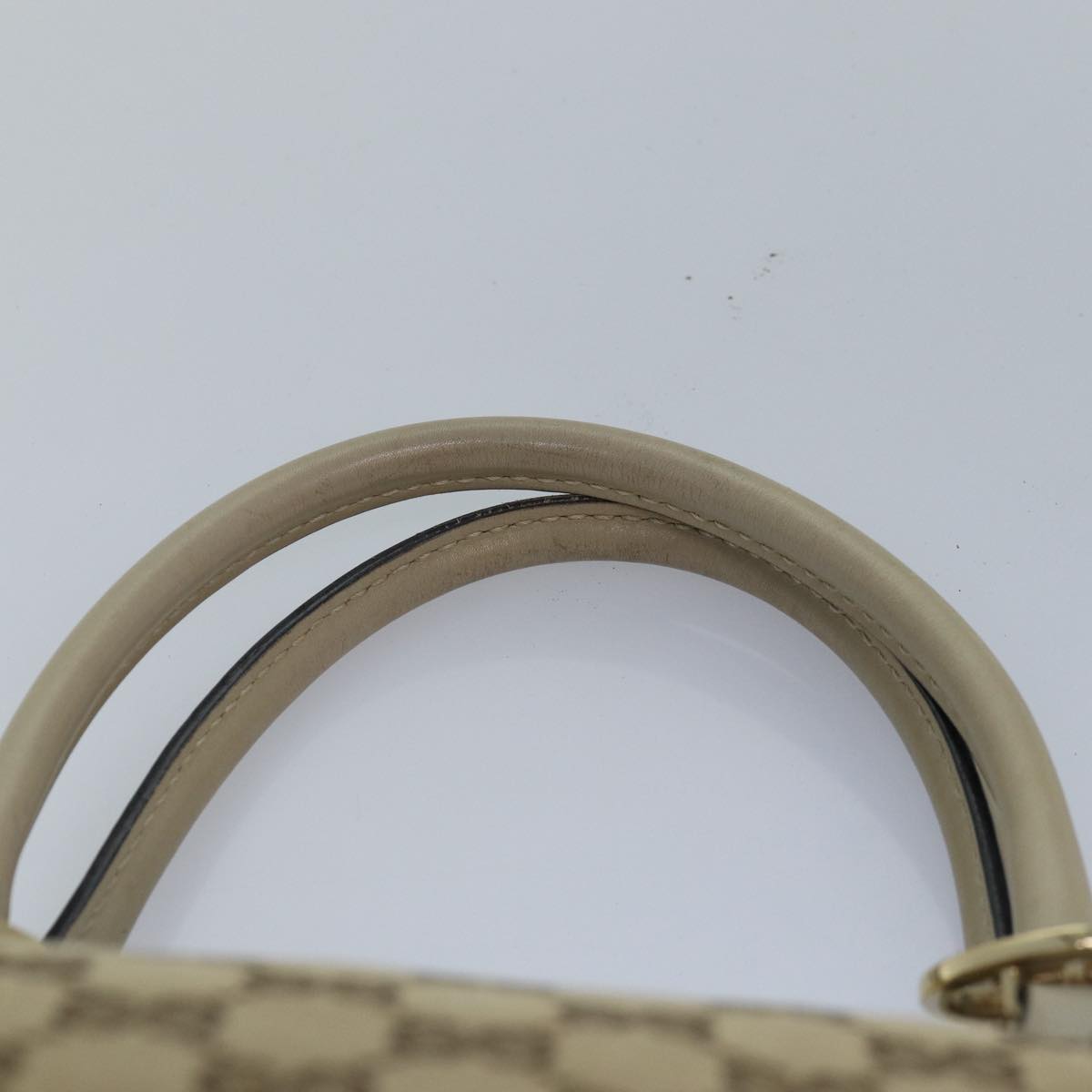 GUCCI GG Canvas Tote Bag Beige 257069 Auth 78293