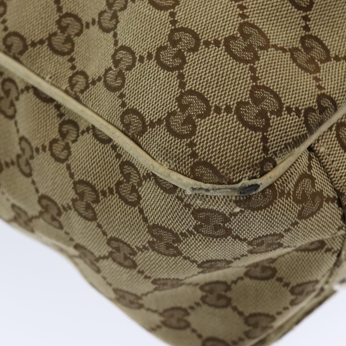 GUCCI GG Canvas Tote Bag Beige 232956 Auth 78299