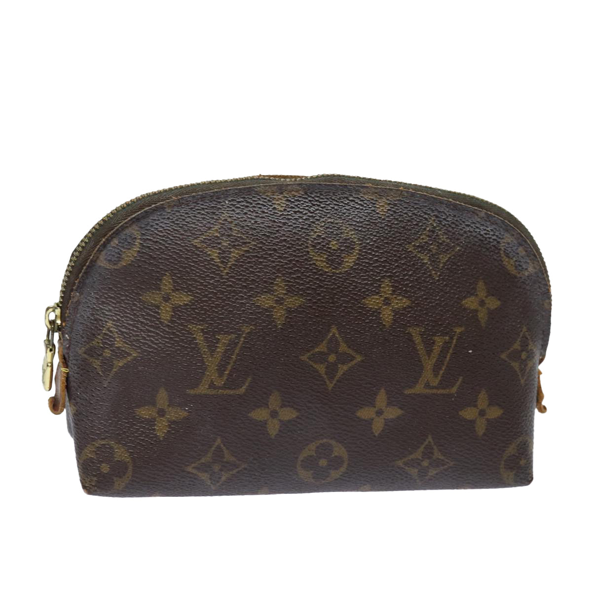 LOUIS VUITTON Monogram Pochette Cosmetic PM Cosmetic Pouch M47515 LV Auth 78301