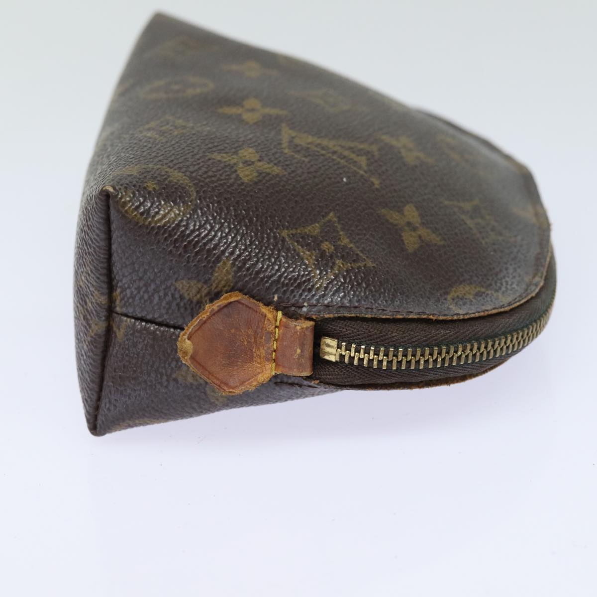 LOUIS VUITTON Monogram Pochette Cosmetic PM Cosmetic Pouch M47515 LV Auth 78301