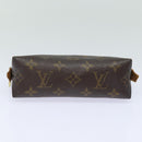 LOUIS VUITTON Monogram Pochette Cosmetic PM Cosmetic Pouch M47515 LV Auth 78301-7