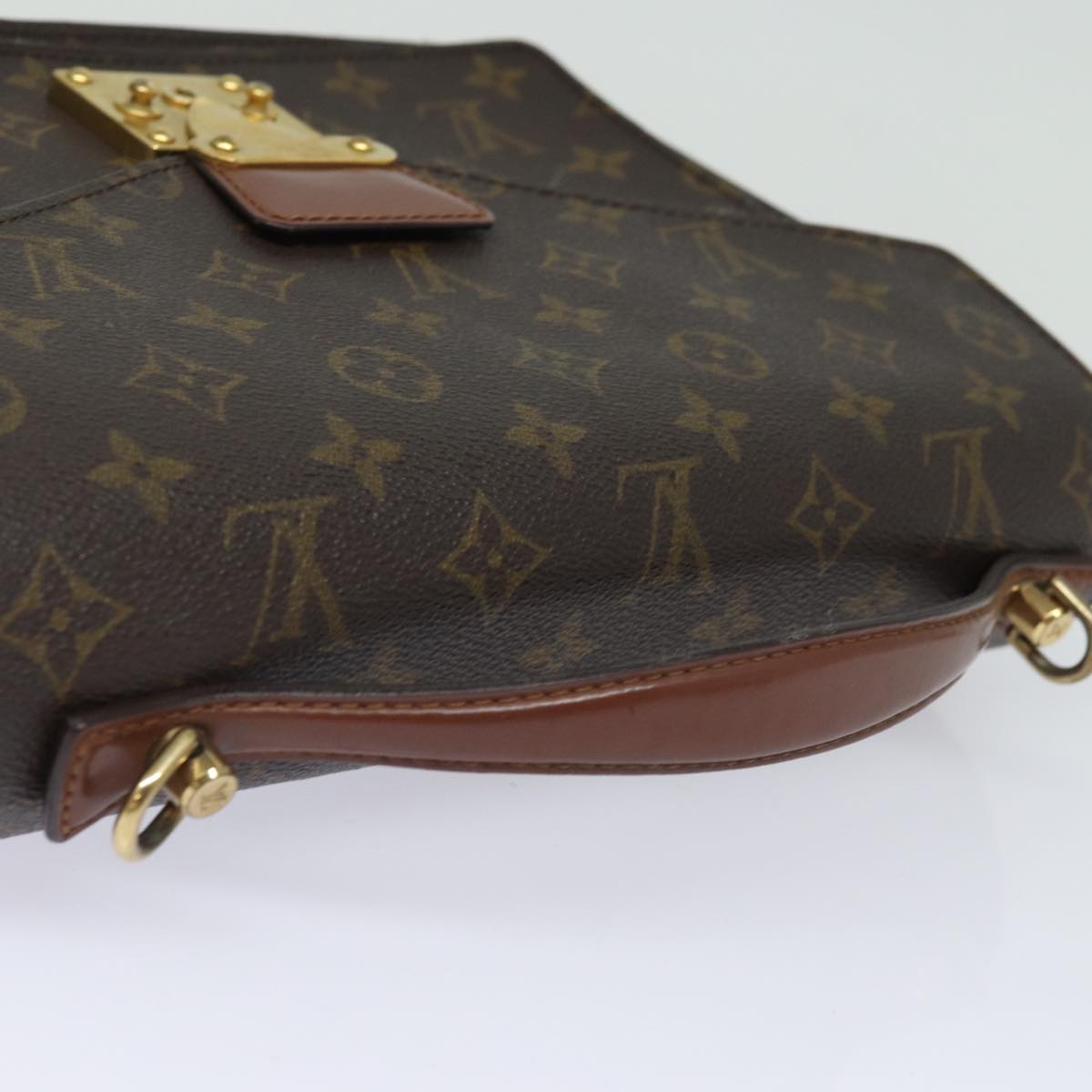 LOUIS VUITTON Monogram Monceau 28 Hand Bag 2way M51185 LV Auth 78302