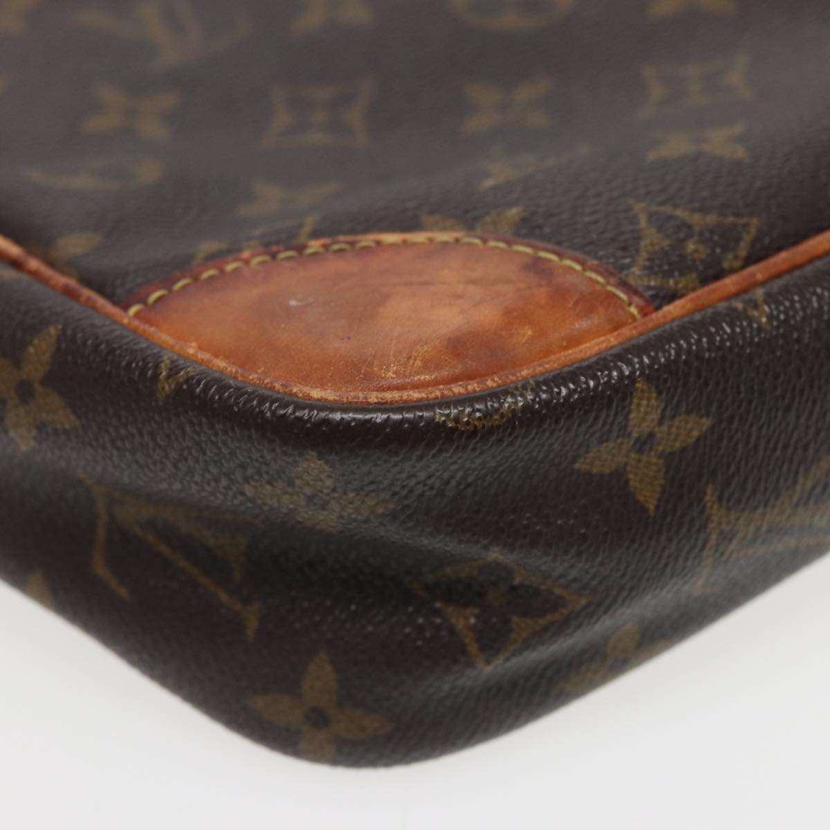 LOUIS VUITTON Monogram Compiegne 28 Clutch Bag M51845 LV Auth 78311