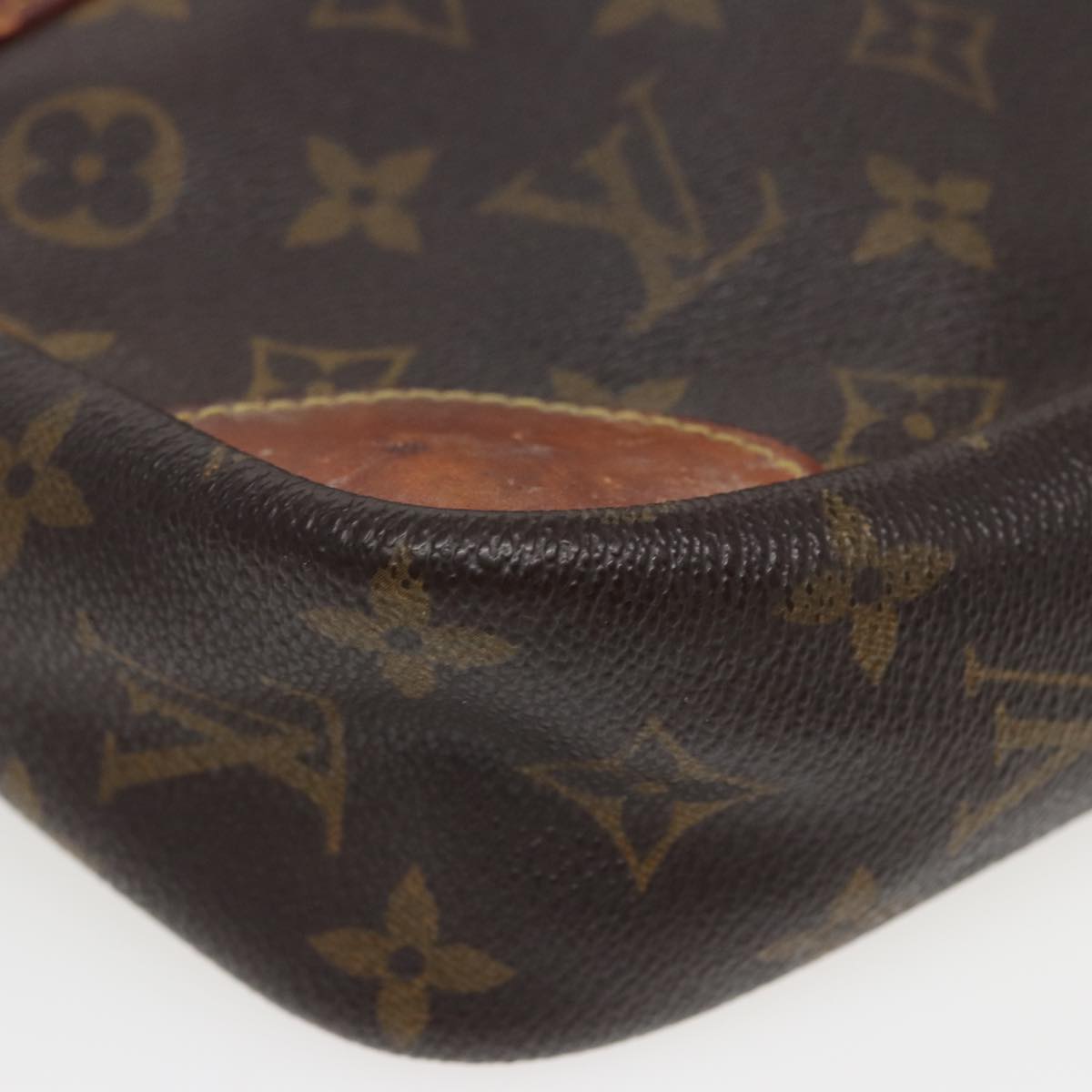 LOUIS VUITTON Monogram Compiegne 28 Clutch Bag M51845 LV Auth 78311