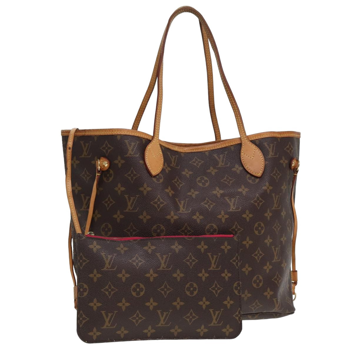 LOUIS VUITTON Monogram Neverfull MM Tote Bag M40156 LV Auth 78326