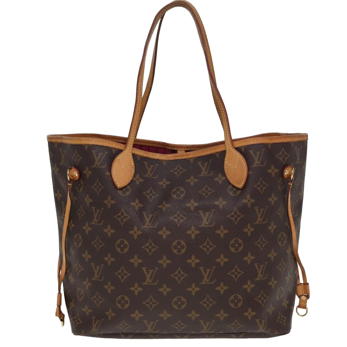 LOUIS VUITTON Monogram Neverfull MM Tote Bag M40156 LV Auth 78326