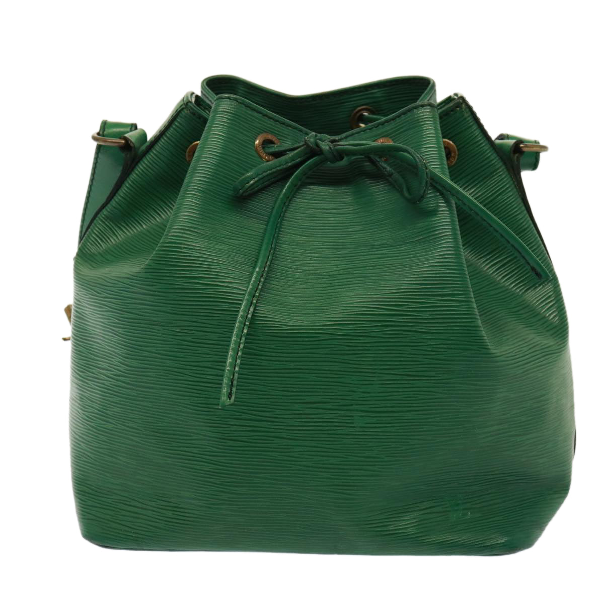 LOUIS VUITTON Epi Petit Noe Shoulder Bag Green M44104 LV Auth 78328