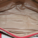 Burberrys Nova Check Hand Bag Canvas Beige Auth 78335-12