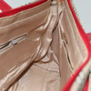 Burberrys Nova Check Hand Bag Canvas Beige Auth 78335-17