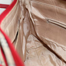 Burberrys Nova Check Hand Bag Canvas Beige Auth 78335-18