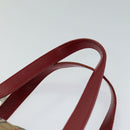 Burberrys Nova Check Hand Bag Canvas Beige Auth 78335-8