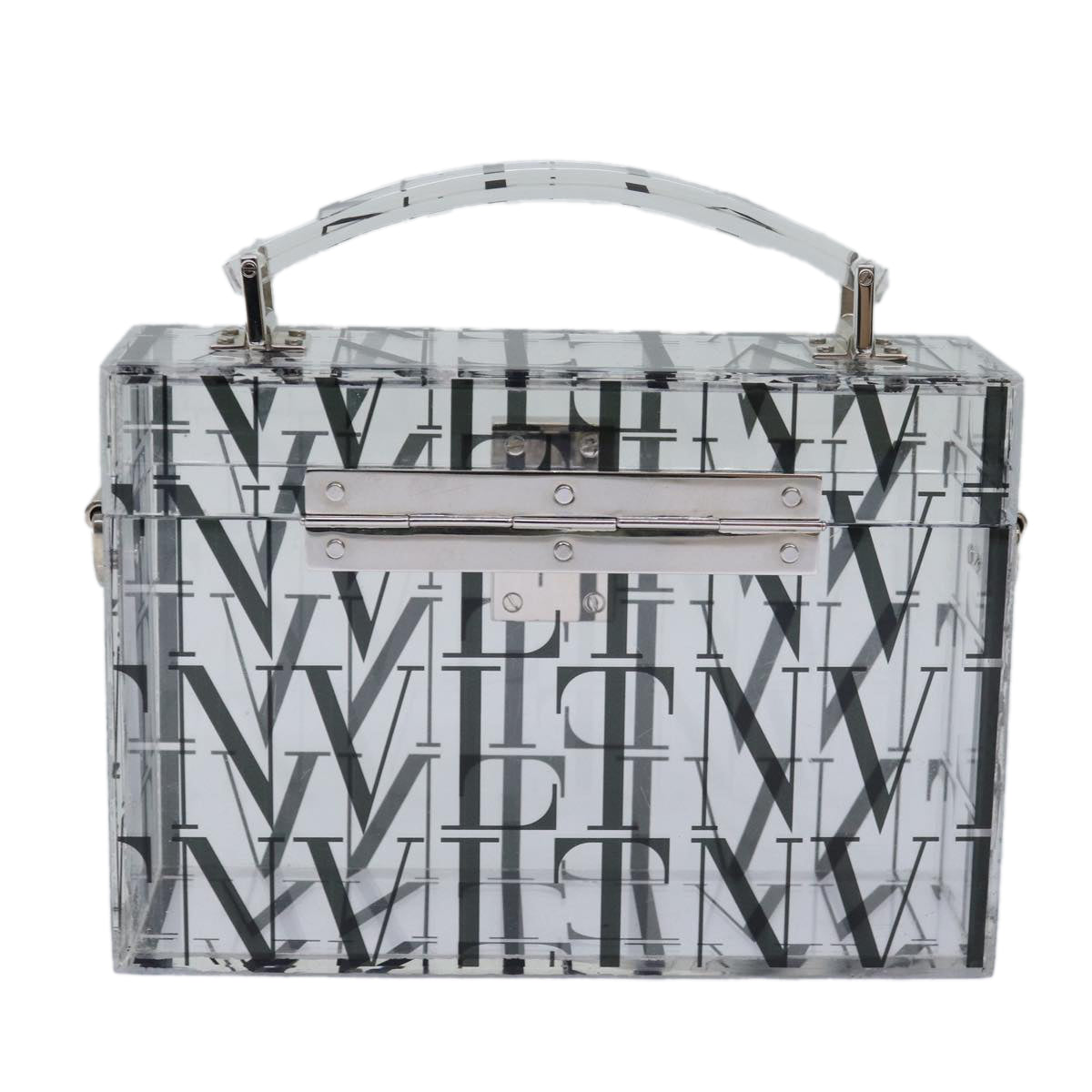 VALENTINO Hand Bag Plastic 2way Clear Auth 78373A - 0