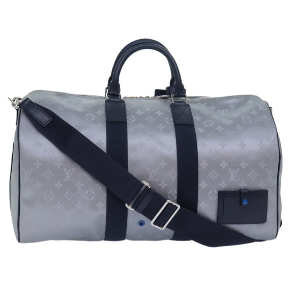 LOUIS VUITTON Monogram Satellite Keepall Bandouliere 50 M44170 LV Auth 78374A