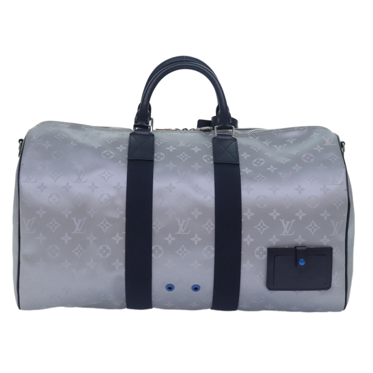 LOUIS VUITTON Monogram Satellite Keepall Bandouliere 50 M44170 LV Auth 78374A