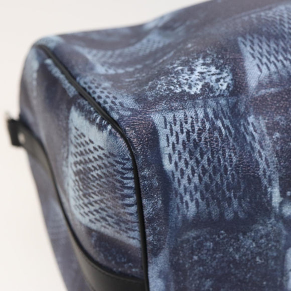 LOUIS VUITTON Damier Salt Keepall Bandouliere 50 Bag Blue N50059 LV Auth 78375S
