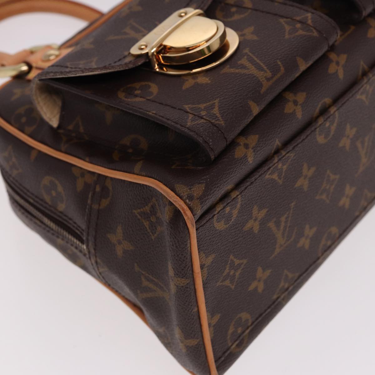 LOUIS VUITTON Monogram Manhattan PM Hand Bag M40026 LV Auth 78378