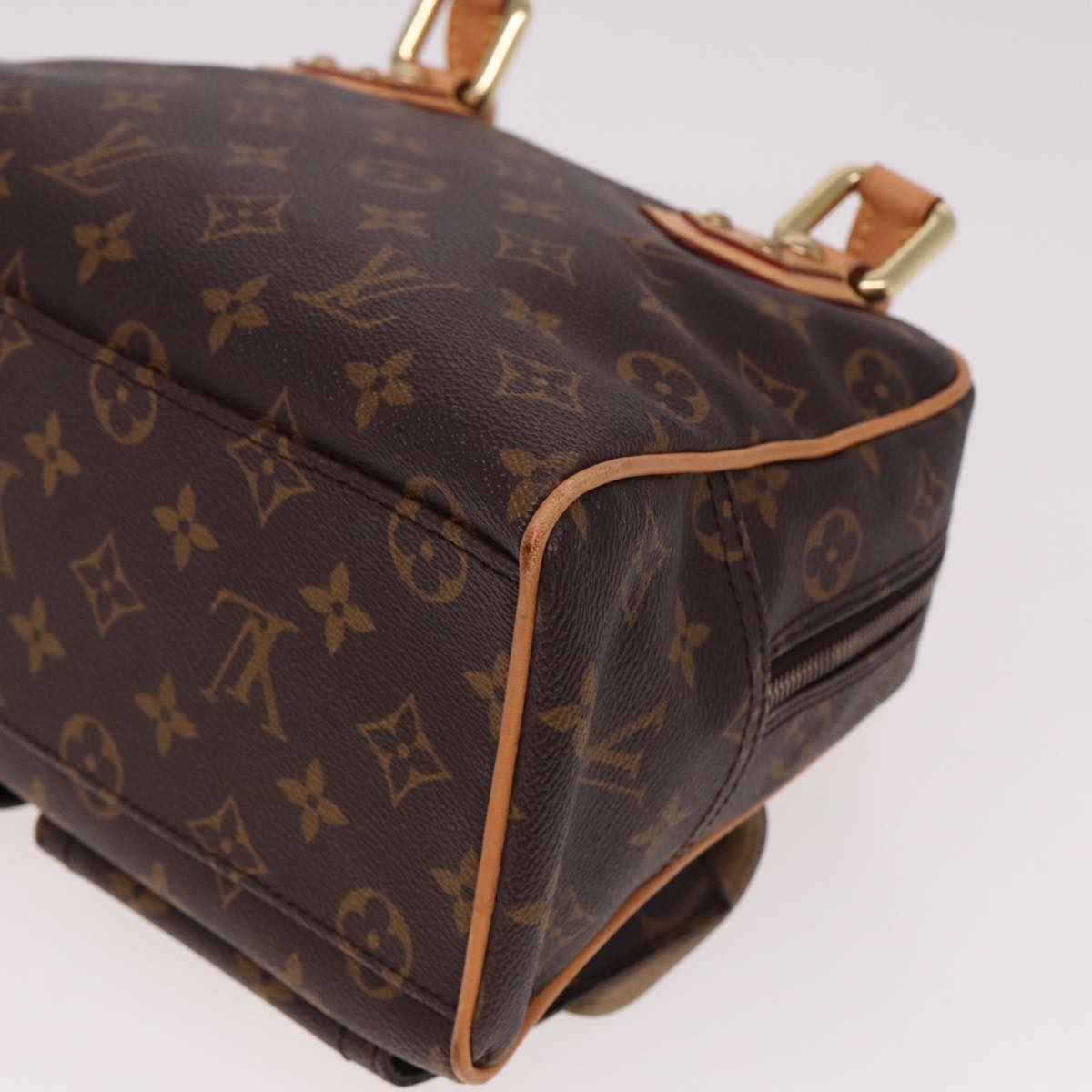 LOUIS VUITTON Monogram Manhattan PM Hand Bag M40026 LV Auth 78378