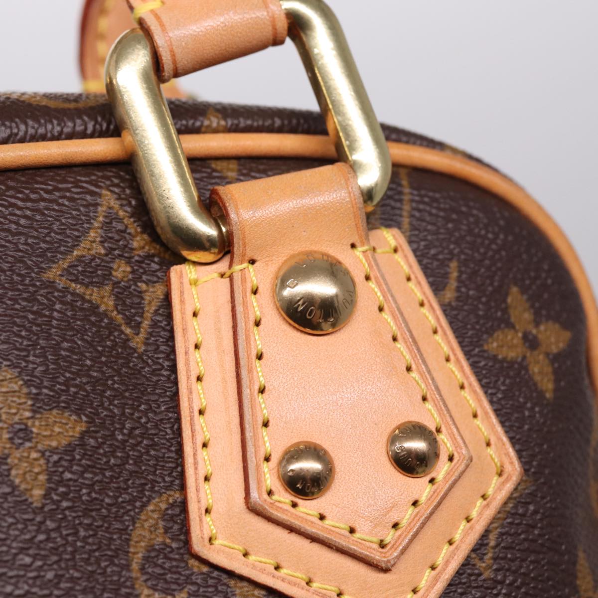 LOUIS VUITTON Monogram Manhattan PM Hand Bag M40026 LV Auth 78378