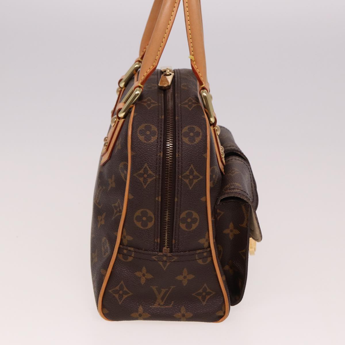 LOUIS VUITTON Monogram Manhattan PM Hand Bag M40026 LV Auth 78378