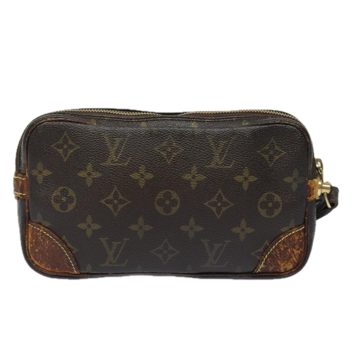 LOUIS VUITTON Monogram Marly Dragonne PM Clutch Bag M51827 LV Auth 78380 - 0